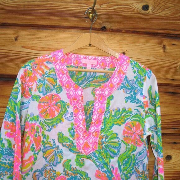 NWOT Lilly Pulitzer Amelia  Island Tunic “Casa Marina” Top S - Picture 4 of 9